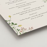 "Wild meadow" - Bar Signs in Elder Flower by Sarah Knight - Detail