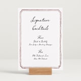 "Handwritten" - Bar Signs in Wine by Cass Loh - In Use