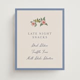 "A wedding in Low Country" - Bar Signs in Cornflower by Chris Griffith - Front