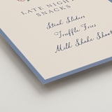 "A wedding in Low Country" - Bar Signs in Cornflower by Chris Griffith - Detail