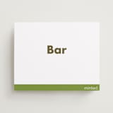 "Landscape Custom" - Bar Signs in Charcoal by Minted Custom - Front