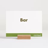 "Landscape Custom" - Bar Signs in Charcoal by Minted - In Use