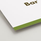 "Landscape Custom" - Bar Signs in Charcoal by Minted - Detail