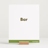 "Portrait Custom" - Bar Signs in Charcoal by Minted - In Use