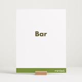 "Portrait Custom" - Bar Signs in Charcoal by Minted - In Use