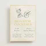 "Coastal Drift" - Bar Signs in Caribbean Citrus by Pixel and Hank - Front
