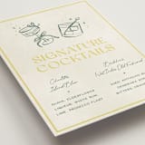 "Coastal Drift" - Bar Signs in Caribbean Citrus by Pixel and Hank - Detail