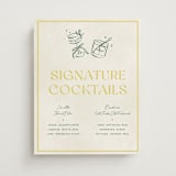 "Coastal Drift" - Bar Signs in Caribbean Citrus by Pixel and Hank - Front