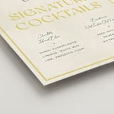 "Coastal Drift" - Bar Signs in Caribbean Citrus by Pixel and Hank - Detail