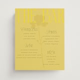 "Bloom" - Bar Signs in Island Citrus by Morgan Kendall - Front