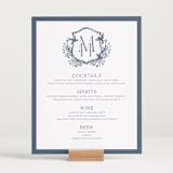 "Hummingbird Botanicals" - Bar Signs in Provincial Blue by Erin Deegan - In Use