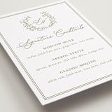 "Garden Script" - Bar Signs in Pistachio by Katherine Moynagh - Detail