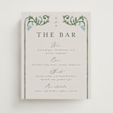 "grandeur" - Bar Signs in Bluebell by Jen Owens - Front