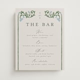 "grandeur" - Bar Signs in Bluebell by Jen Owens - Front