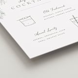 "Delicate Vines" - Bar Signs in Periwinkle by Kristen Smith - Detail