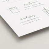 "Delicate Vines" - Bar Signs in Periwinkle by Kristen Smith - Detail