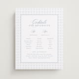 "Coastal Charm" - Bar Signs in Dusty Blue by Jennifer Postorino - Front