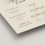 "The Gilded Coupe" - Bar Signs in Limestone by Ashley Bird - Detail