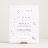 "signature cocktails" - Bar Signs in Orchid by Laura Hamm - In Use