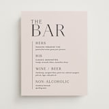 "Debonair" - Bar Signs in Cream by jomolo - Front