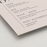 "Debonair" - Bar Signs in Cream by jomolo - Detail