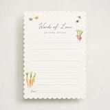 "Grown with love" - Baby Shower Activity Cards in Sky by frau brandt - Front