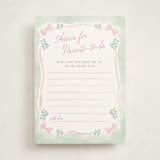 "Little fleur" - Baby Shower Activity Cards in Cupcake by Creo Study - Front