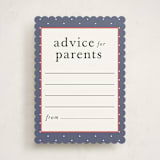 "My Lobster" - Baby Shower Activity Cards in Denim by Wendy Taylor - Front