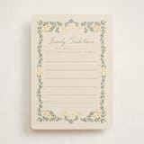 "Cottage Life" - Baby Shower Activity Cards in Vanilla by frau brandt - Front