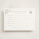 "Africa" - Baby Shower Activity Cards in Sky Blue by Sabrin Deirani - Front