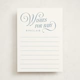 "Oh Boy!" - Baby Shower Activity Cards in Bluebonnet by Laura Hankins - Front