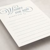 "Oh Boy!" - Baby Shower Activity Cards in Bluebonnet by Laura Hankins - Detail