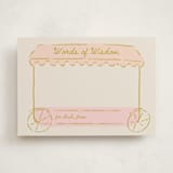 "Milk Truck" - Baby Shower Activity Cards in Blush by Gwen Bedat - Front