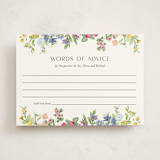 "flower garden" - Baby Shower Activity Cards in Cotton by Susan Moyal - Front