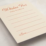 "Tulip" - Baby Shower Activity Cards in Peony by Lisa McLean - Detail