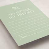 "Sweet Child" - Baby Shower Activity Cards in Blush by Paper Raven Co. - Detail