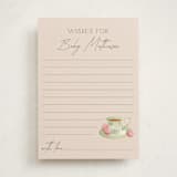 "A Baby Is Brewing" - Baby Shower Activity Cards in Framboise by Jamie Alexander - Front