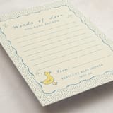 "Sweet Peeps" - Baby Shower Activity Cards in Robin’s Egg by Sarah Rosenthal - Detail