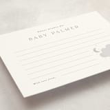 "Moon Baby" - Baby Shower Activity Cards in Slate by Marina Onoprienko - Detail