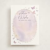 "Fabled" - Baby Shower Activity Cards in Blush by Jelena Vuletic - Front