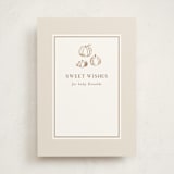 "autumn toile" - Baby Shower Activity Cards in Acorn by Rebecca Durflinger - Front