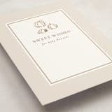 "autumn toile" - Baby Shower Activity Cards in Acorn by Rebecca Durflinger - Detail
