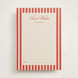 "Kitty Hawk" - Baby Shower Activity Cards in Lobster by Jackie Crawford - Front