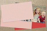 "A Plus" - Business Cards in Coral by Kimberly FitzSimons - Back of Card Options
