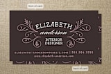 "Darlington" - Business Cards in Chocolate by Spinsugar - Front