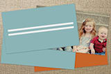 "Steelfish" - Business Cards in Blue by Rochelle Renee - Back of Card Options