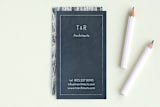 "Chalkboard" - Business Cards in Chalk by Waldo Press - Front