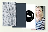 "Chalkboard" - Business Cards in Chalk by Waldo Press - Back of Card Options