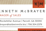 "Head Honcho" - Business Cards in Tangerine by Susie Allen - Detail