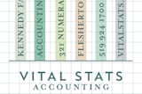 "Vital Stats" - Business Cards in Ocean by Stacey Hill - Detail